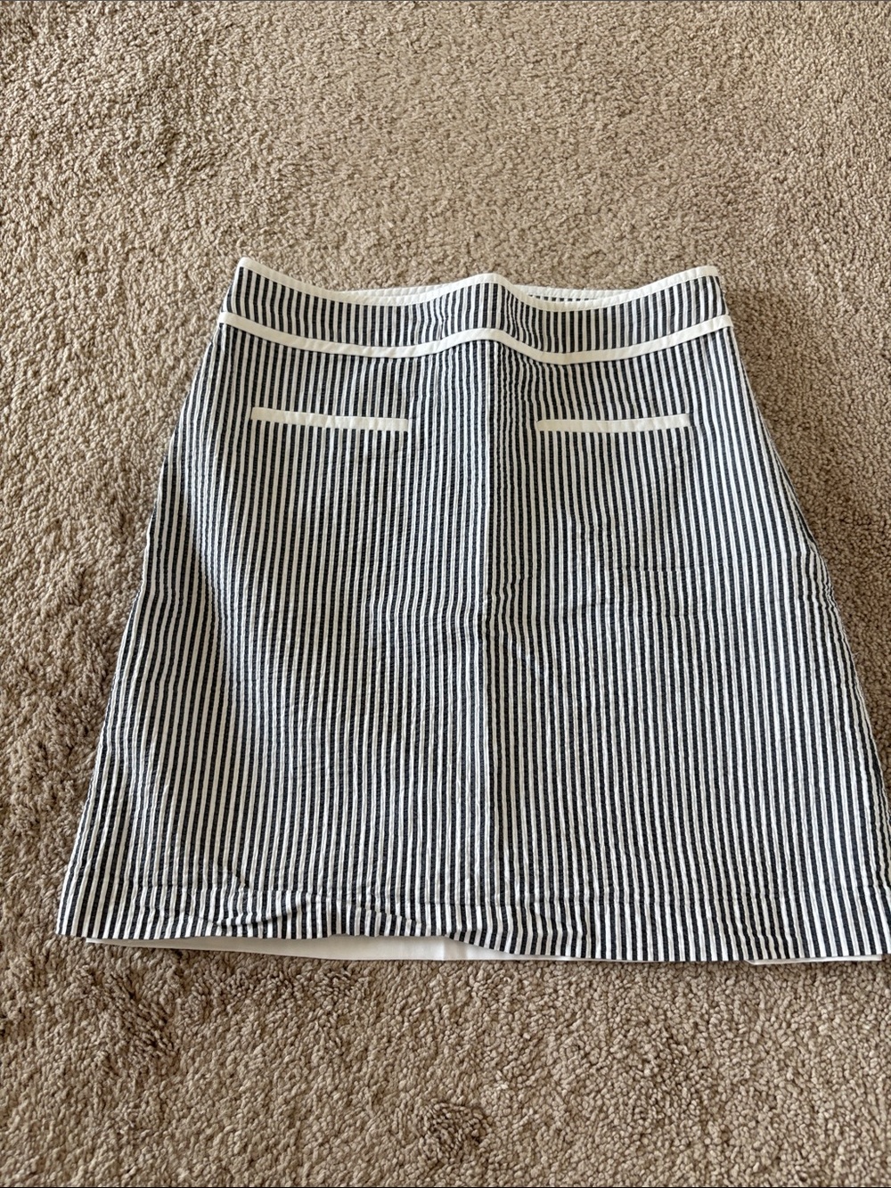 Striped  lined Skirt